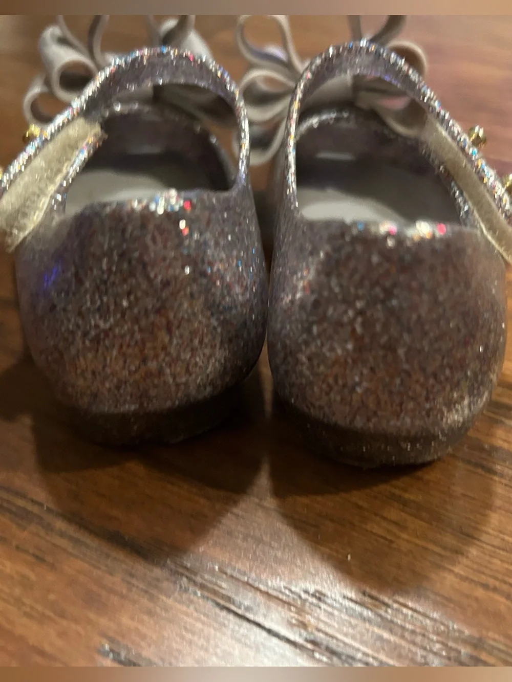 Mini Melissa Ultragirl Sweet III Mary Jane size 3 glitter jelly shoe